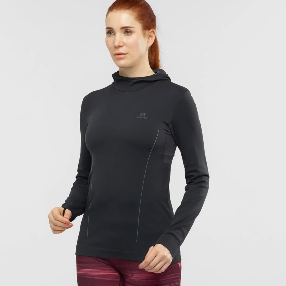 Salomon Ladies Essential Seamless TShirt Hoodie